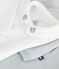 Set regalo 2 pezzi in velluto con body con orso ricamato neonato CO2