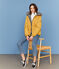 Piumino reversibile beige COQUILLE/blu SMOKING/ MULTICO