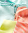 Tutina senza piedi a costine arancione CORAL/bianco MARSHMALLOW