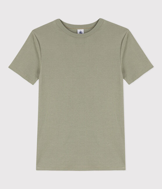 T-shirt L'ICONIQUE girocollo in cotone donna verde MARECAGE