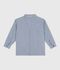 Giacca in cotone a righe bambino blu/bianco