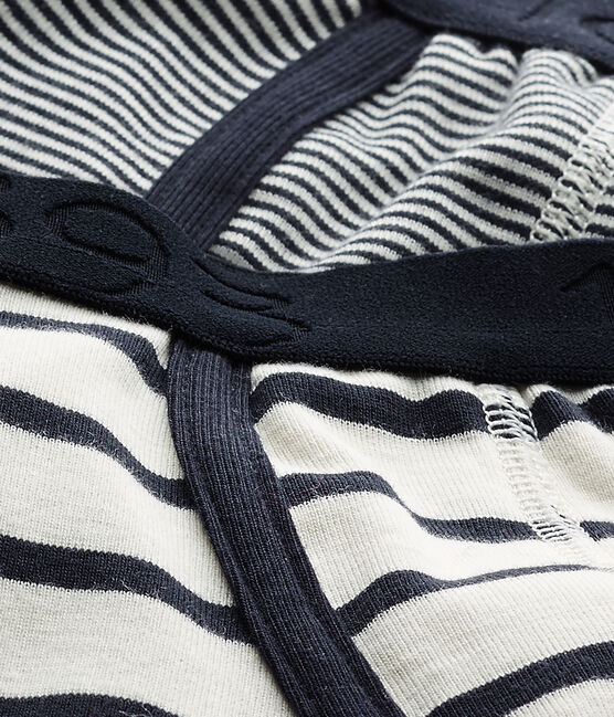 Confezione di 2 boxer a righe bambino variante 1