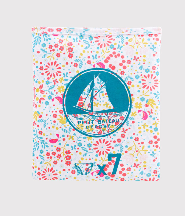 Lotto a sorpresa da 7 slip bambina multicolore