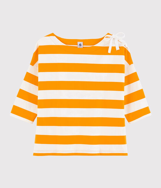 Marinière Donna giallo TEHONI/bianco MARSHMALLOW