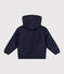 Giacca a vento con pile bambino blu SMOKING