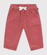 Pantaloni in velluto neonato