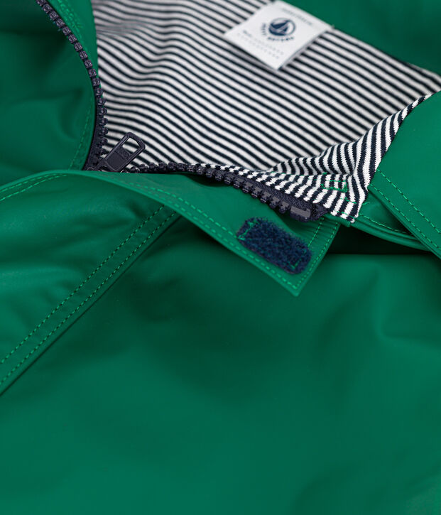 iconico impermeabile per bambini verde
