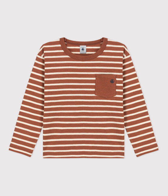 T-shirt bambino a maniche lunghe in cotone CINA+AVALANCHE