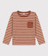T-shirt bambino a maniche lunghe in cotone