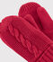 Muffole bambina/bambino rosso TERKUIT