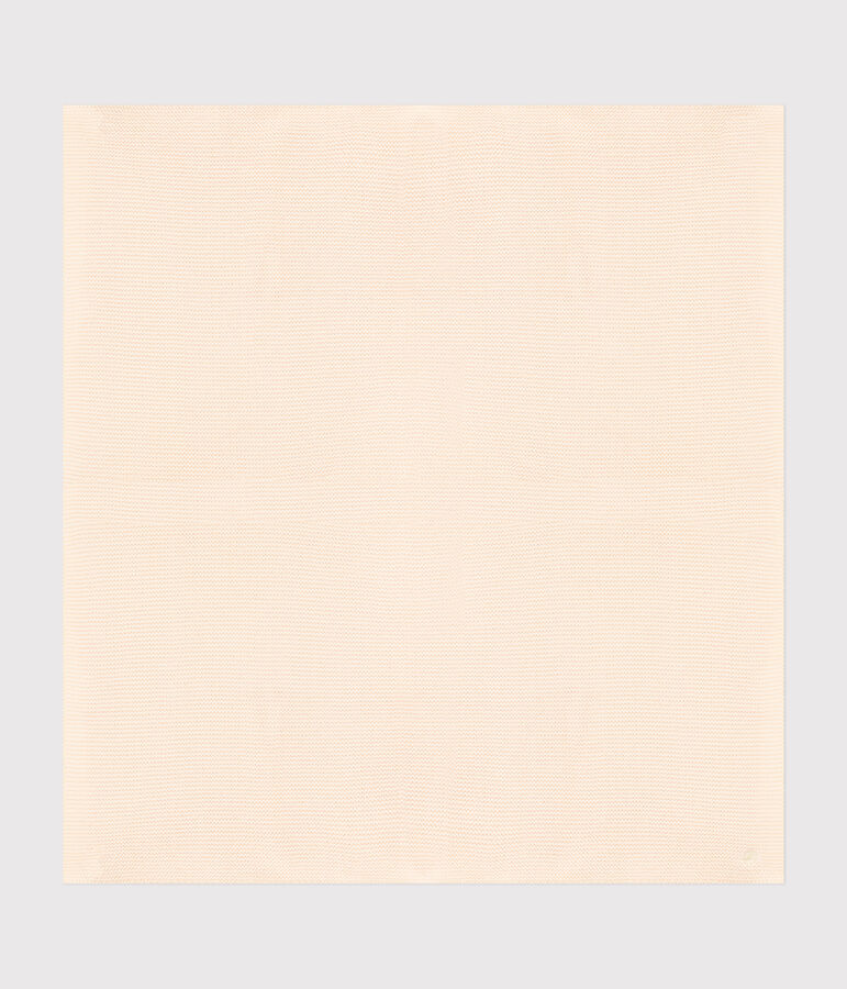 Coperta in tricot. ecru