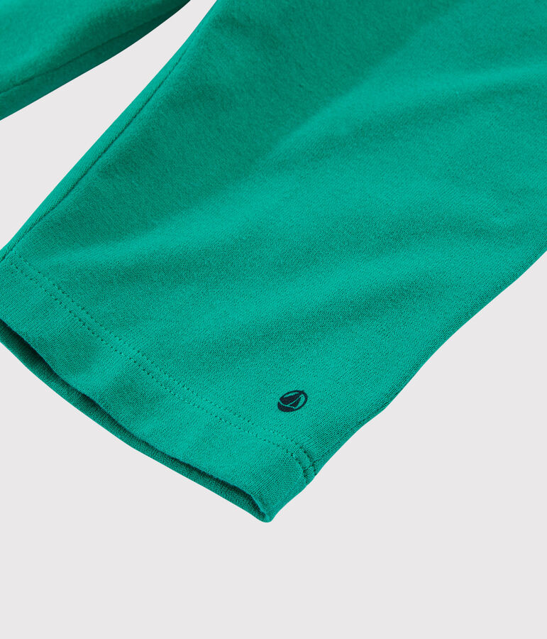 Bermuda in jersey bambino verde