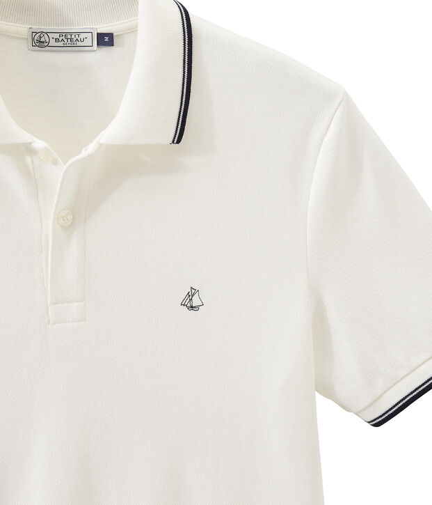 Polo maniche corte uomo bianco