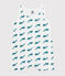 Tutina corta in cotone con balene neonato verde MARSHMALLOW/ DRAGONFLY