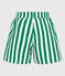 Shorts da mare a righe bambino verde MARSHMALLOW/ JARDIN