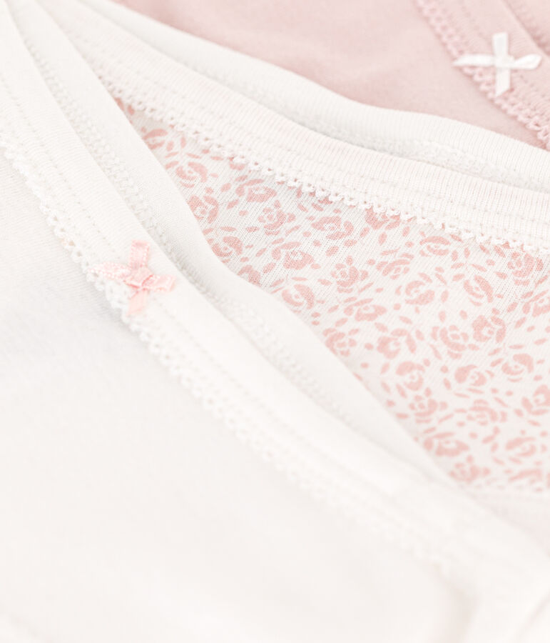 Confezione da 3 slip vita alta in cotone bambino multicolore