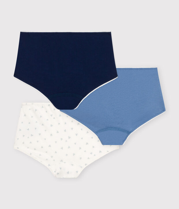 Set di 3 shorty in cotone ed elastan bambino multicolore