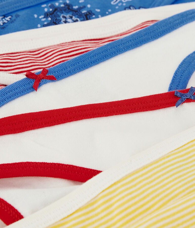 Confezione da 5 slip in cotone BIO Donna multicolore