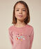 Pigiama bambino in velluto tinta unita rosa ROSEWOOD