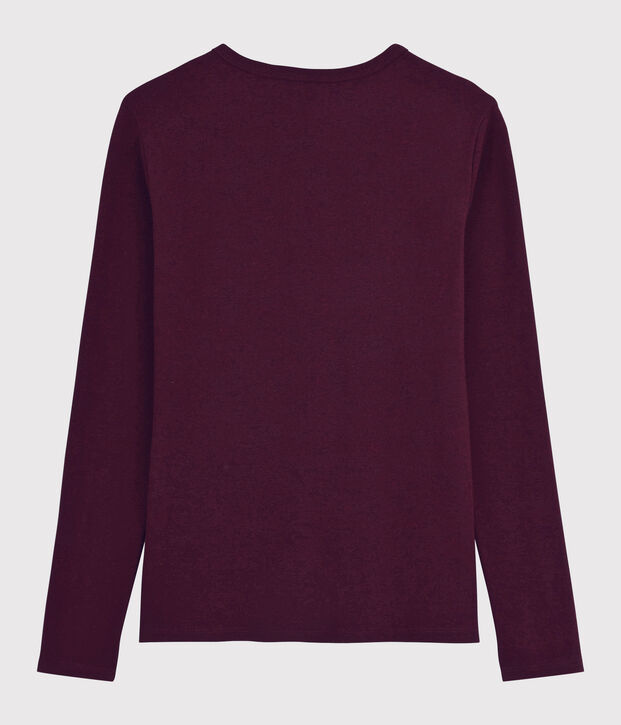 T-shirt iconica scollo a V donna rosso