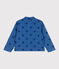 Giacca in cotone a cuori bambina blu ALASKA FONCE/ MEDIEVAL