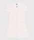 Camicia da notte a maniche corte in cotone a cuori bambina
