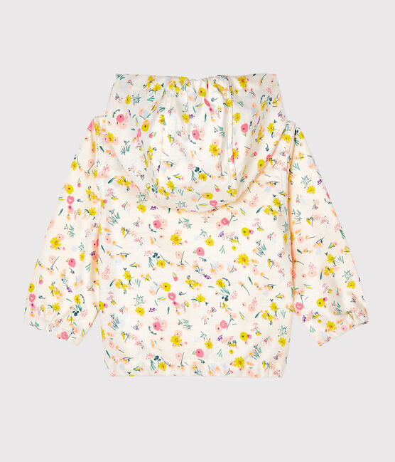 Giacca antivento fantasia bebè unisex bianco MARSHMALLOW/rosa ROSE/ MULTICO