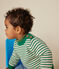 Pullover in maglia di lana e cotone neonato verde JARDIN/ AVALANCHE