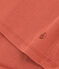 T-shirt L'Iconique scollo a V in cotone tinta unita donna marrone FAMEUX