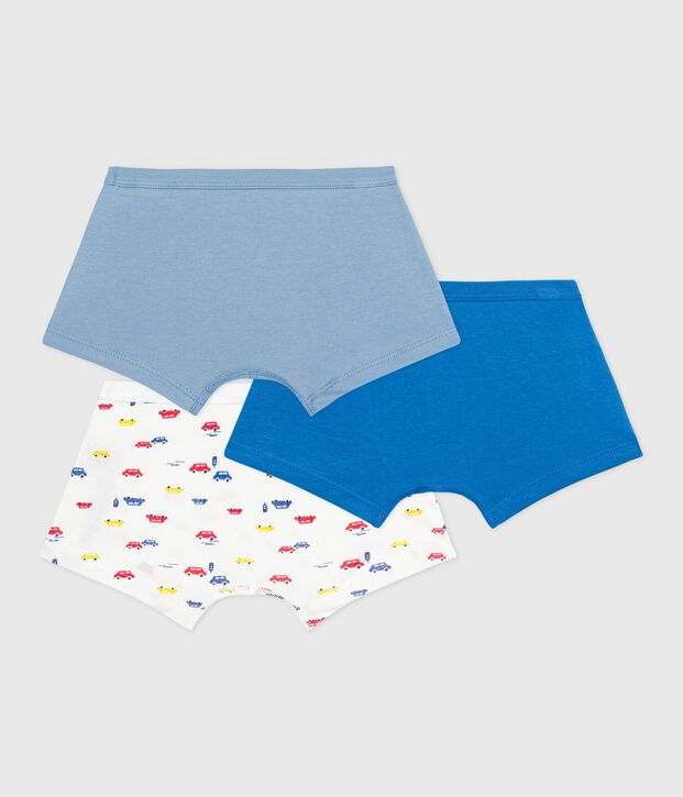 Set di boxer in cotone con stampa in vita bambino multicolore