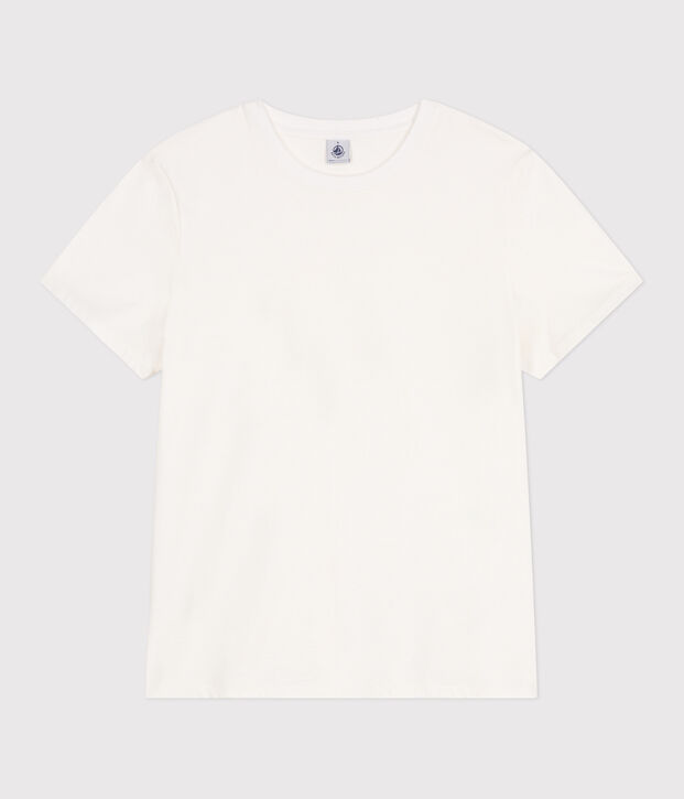 T-shirt donna Le Droit in cotone tinta unita bianco