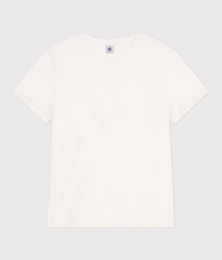 T-shirt donna Le Droit in cotone tinta unita bianco