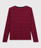 T-shirt a righe Donna blu SMOKING/rosso TERKUIT