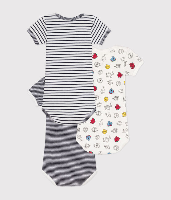 Set di 3 body a maniche corte Monsieur Madame in cotone  variante 1