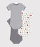 Set di 3 body a maniche corte Monsieur Madame in cotone  variante 1