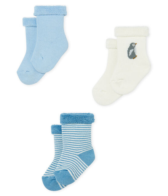 Set formato da 3 paia di calzini in spugna, soffici e confortevoli. variante 1