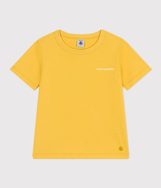 T-shirt stampata in jersey leggero bambino giallo NECTAR