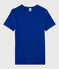 T-shirt girocollo iconica in cotone Donna blu SURF