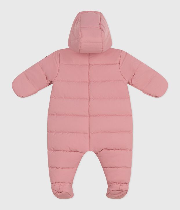 Tutina imbottita in poliestere neonato rosa