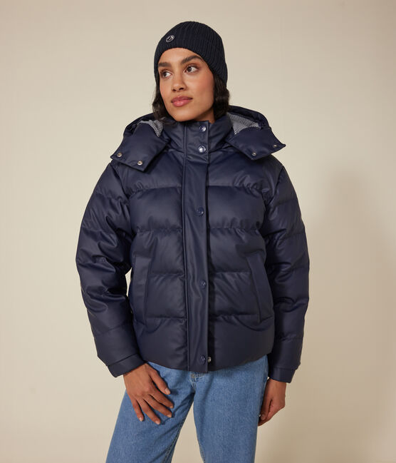 Piumino in PU donna blu SMOKING