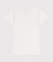 T-shirt bambino a maniche corte in cotone bianco ECUME