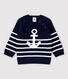 Pull in tricot jcotone/lino bebè maschio