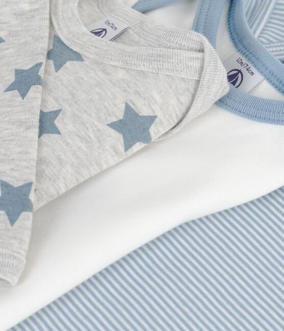 Set di body a maniche lunghe in cotone con stelle stampate neonato variante 1