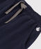 Shorts bambina in jersey fiammato blu SMOKING