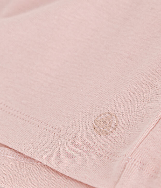 T-shirt bambina in cotone rosa