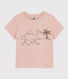 T-shirt bambina in cotone stampato