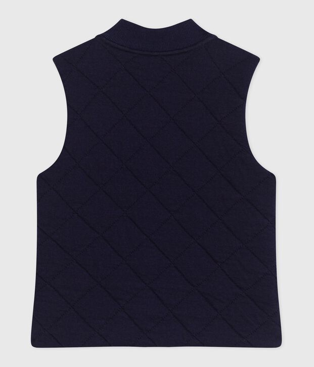 Gilet senza maniche in cotone tinta unita bambino SOIR