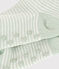 Calzini antiscivolo bebè in cotone	 verde HERBIER/ MARSHMALLOW