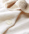 Cardigan bambina in maglia di lana e cotone bianco MARSHMALLOW