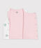 Cardigan senza maniche double face in cotone con stampa neonata bianco/multicolore